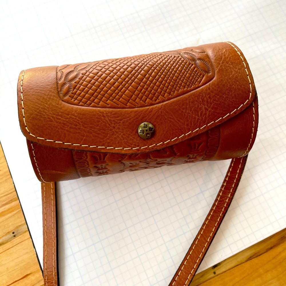 Patricia Nash Amatrice Tooled Mini Roll Bag